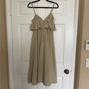 BRAND NEW We Wore What Stretch Peplum Midi Dress